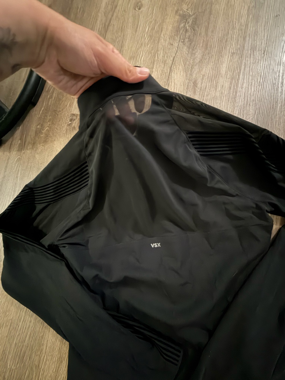 VSX Black Athletic Zip-Front Shirt Jacket - Picture 6 of 6
